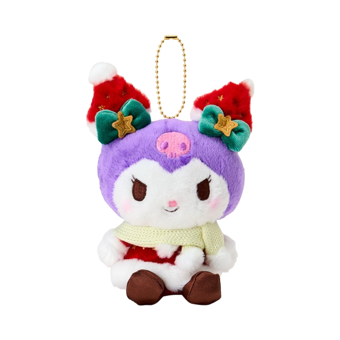 산리오 쿠로미 크리스마스 마스코트 홀더(Sanrio Kuromi Christmas Mascot Holder) - 1