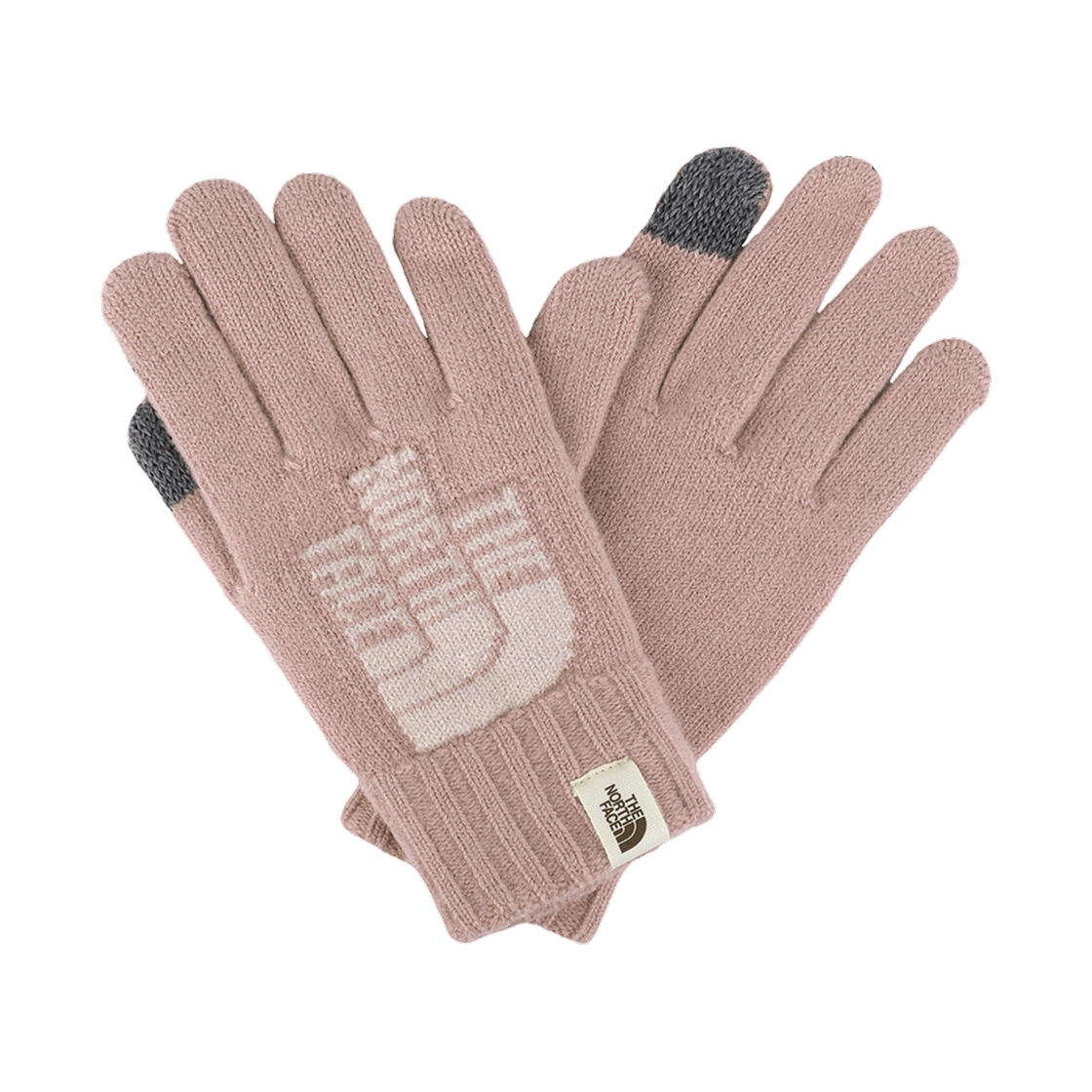 노스페이스 화이트 라벨 멜로우 니트 글러브 그레이시 핑크 - 25FW(The North Face White Label Mellow Knit Glove Grayish Pink - 25FW) - 1