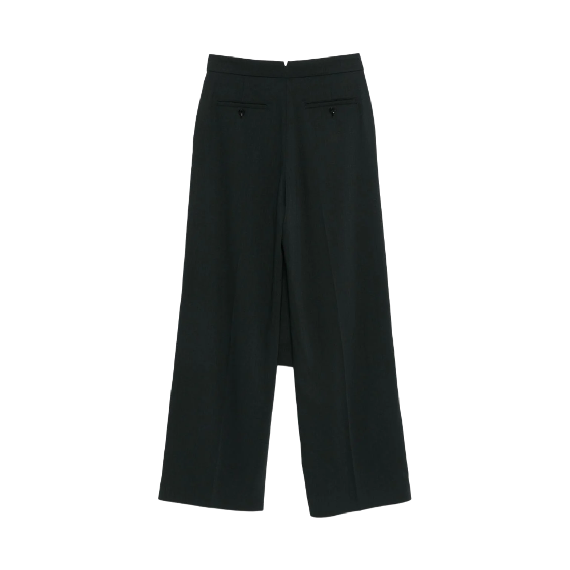 (W) 아미 울 프론트 패널 라지 트라우저 앤트러사이트((W) AMI Wool Front Panel Large Trousers Anthracite) - 2