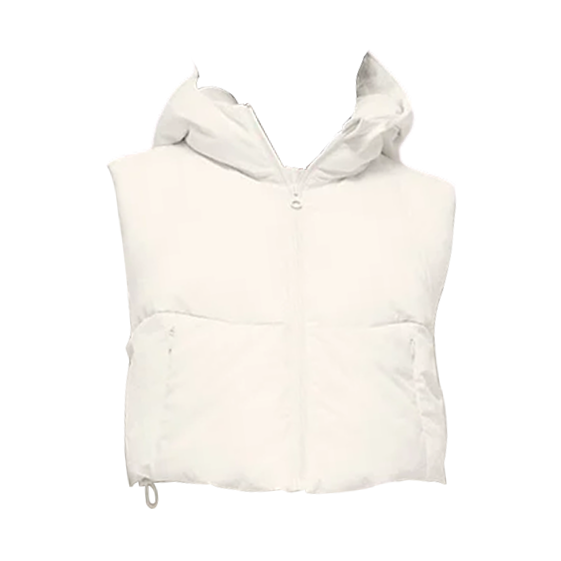 W4708R (W) Alo Yoga Fast Lane Puffer Vest Ivory
