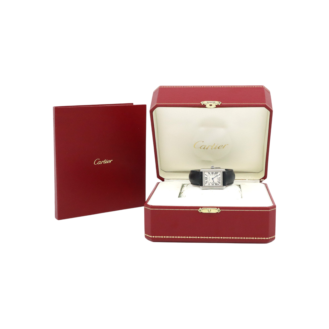 IT5LGEQS22QN Cartier W5200005 Steel Tank Solo Small Leather Band Watch