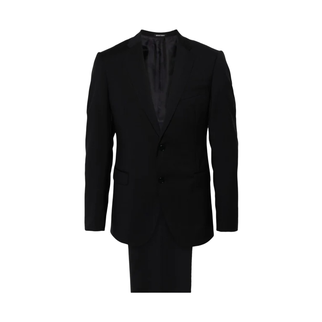 EM000478TE10155UB081 Emporio Armani Single Breasted Wool Suit Navy Blue