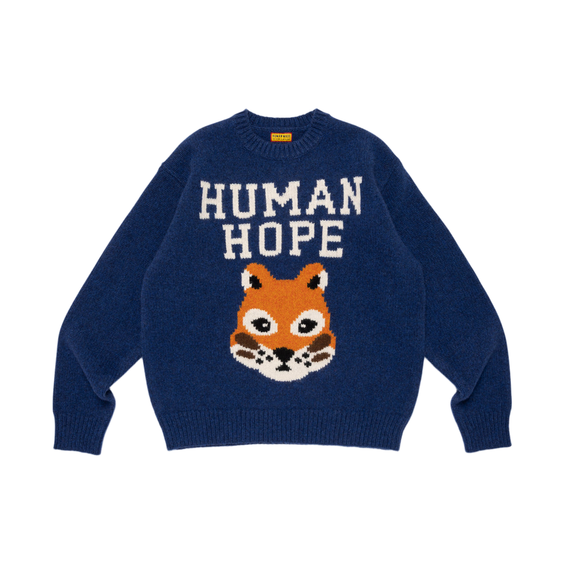 XX30CS003 Human Made Human Hope Low Gauge Knit Navy