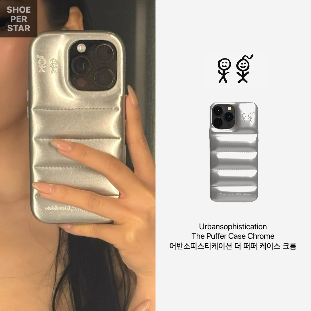 Urbansophistication The Puffer Case Chrome 착용 스타일 - 2