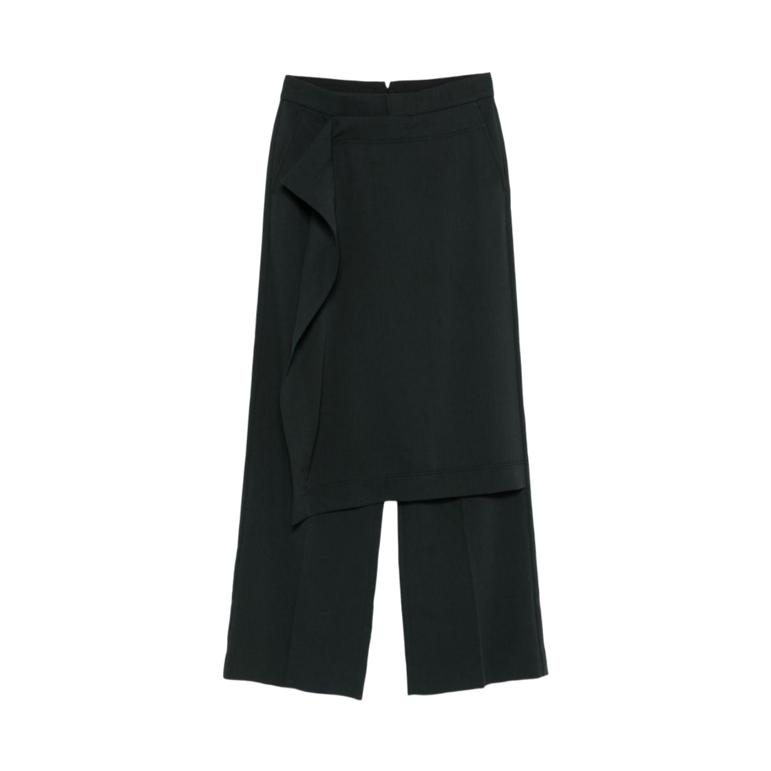 FTR809-WV0067-020 (W) AMI Wool Front Panel Large Trousers Anthracite