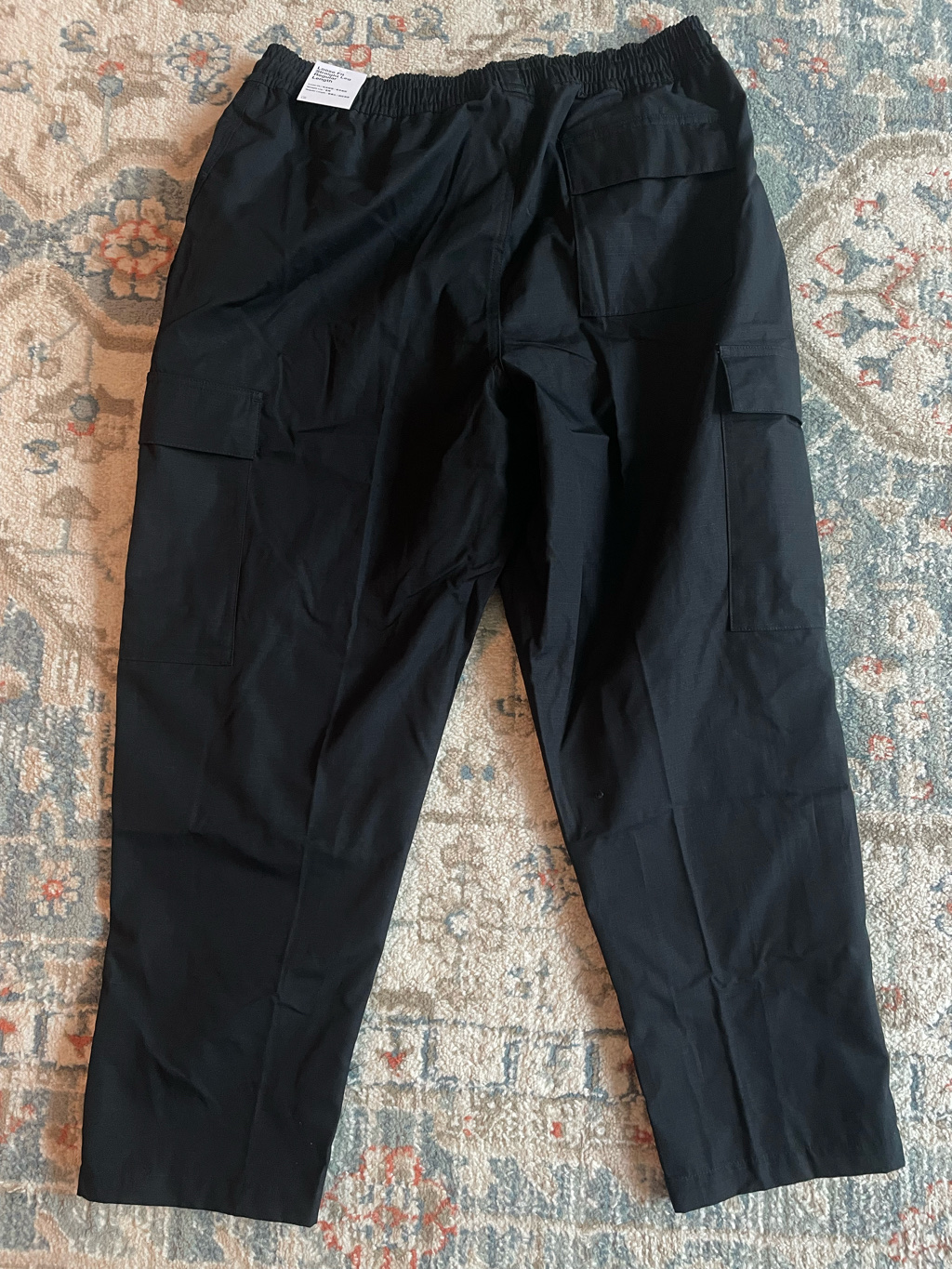 Nike Club Woven Cargo Pants Black - Asia 착용 스타일 - 4