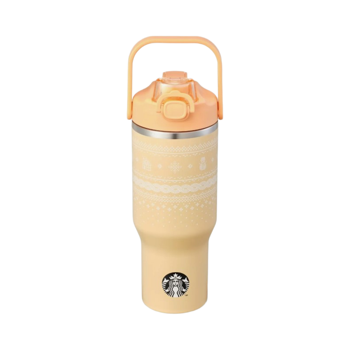 - Starbucks My Cozy Room Collection SS Winter Knit Orange Carl Tumbler 946ml