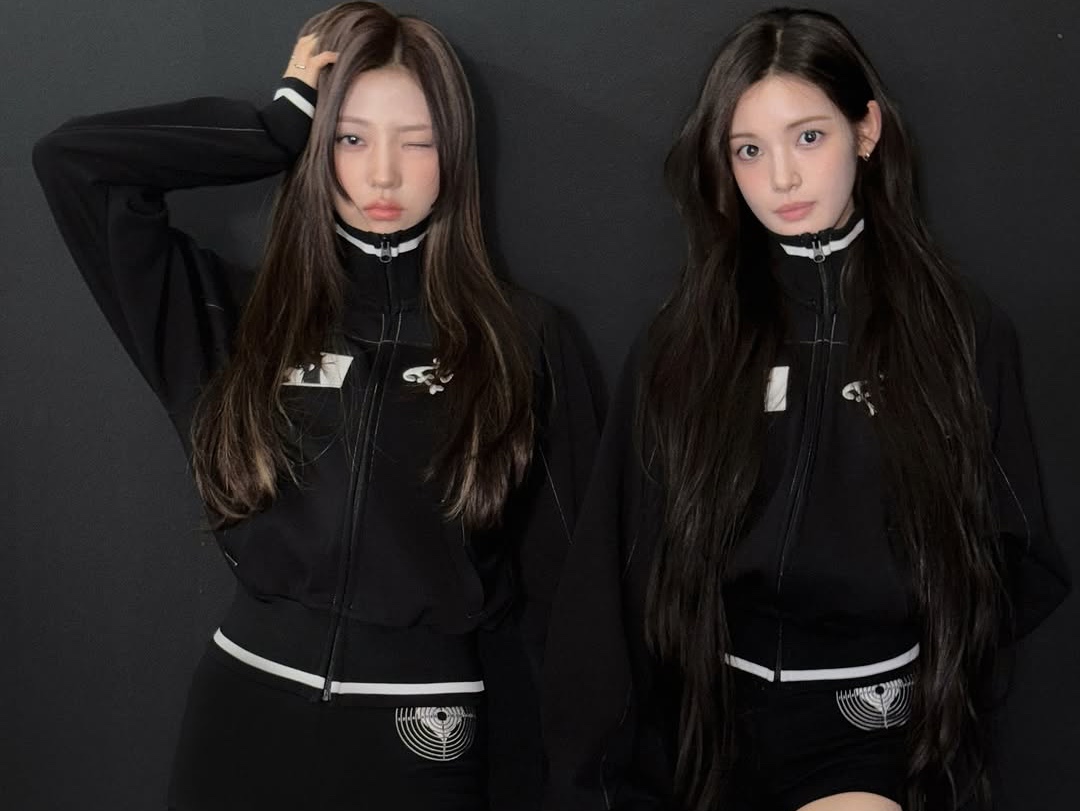 Bonnae Patch track jacket White, Bonnae Patch track jacket Black 착용 스타일 - 2