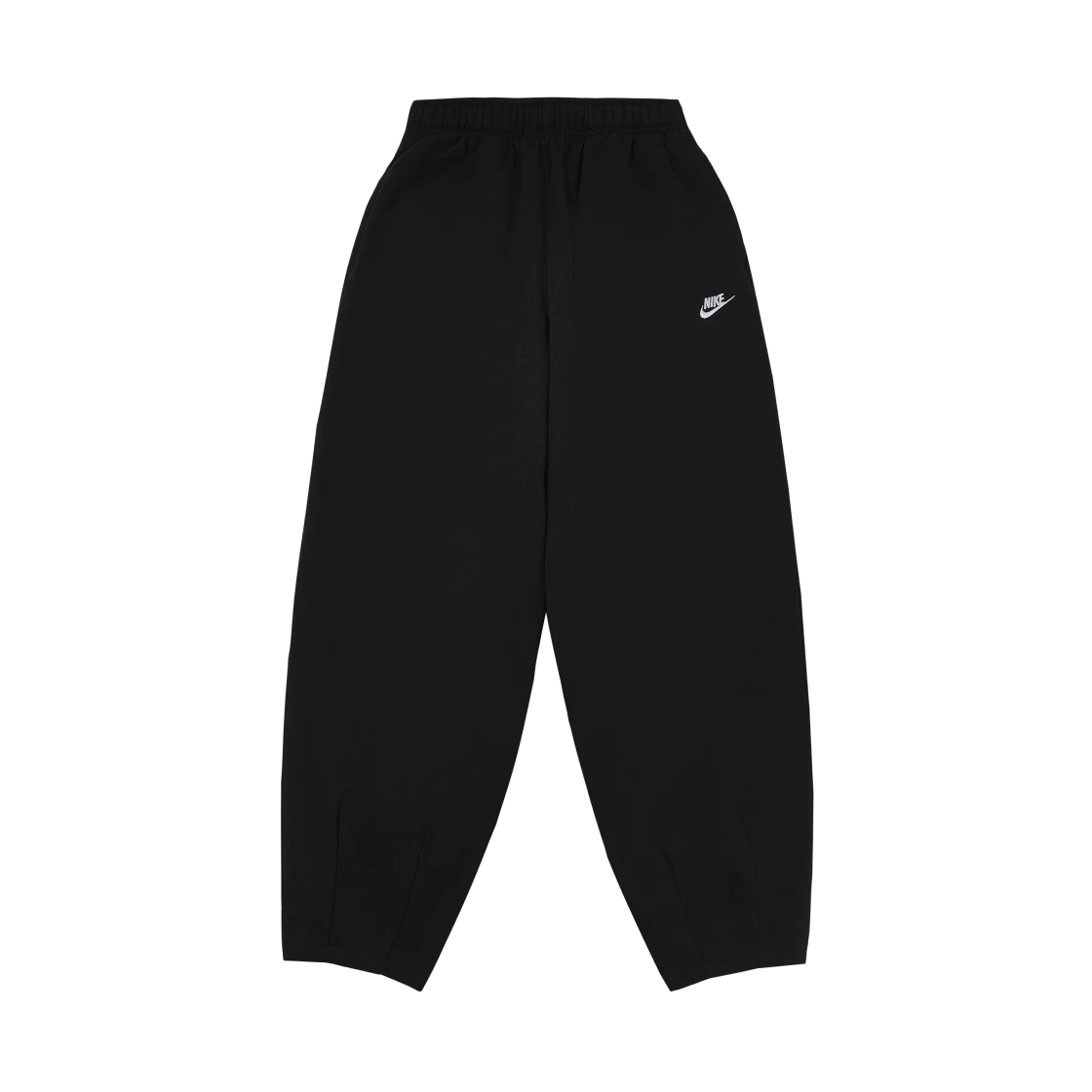 Nike Nike Club Fleece Oversized French Terry Pants Black White - Asia · L