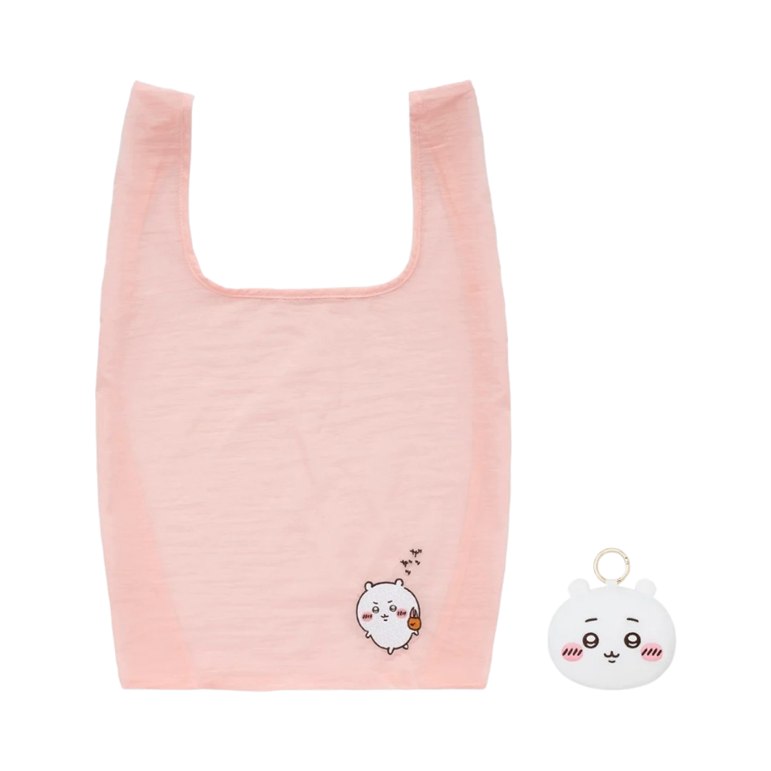4571609369080 Chiikawa Ecobag & Face Mascot Chiikawa