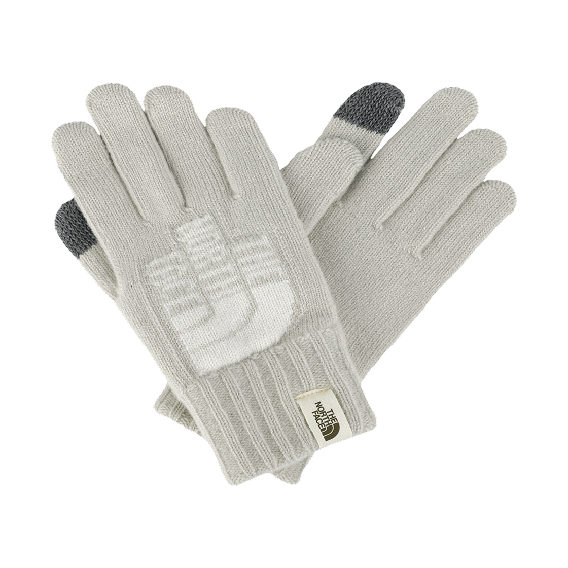 노스페이스 화이트 라벨 멜로우 니트 글러브 화이트 샌드 - 25FW(The North Face White Label Mellow Knit Glove White Sand - 25FW) - 1