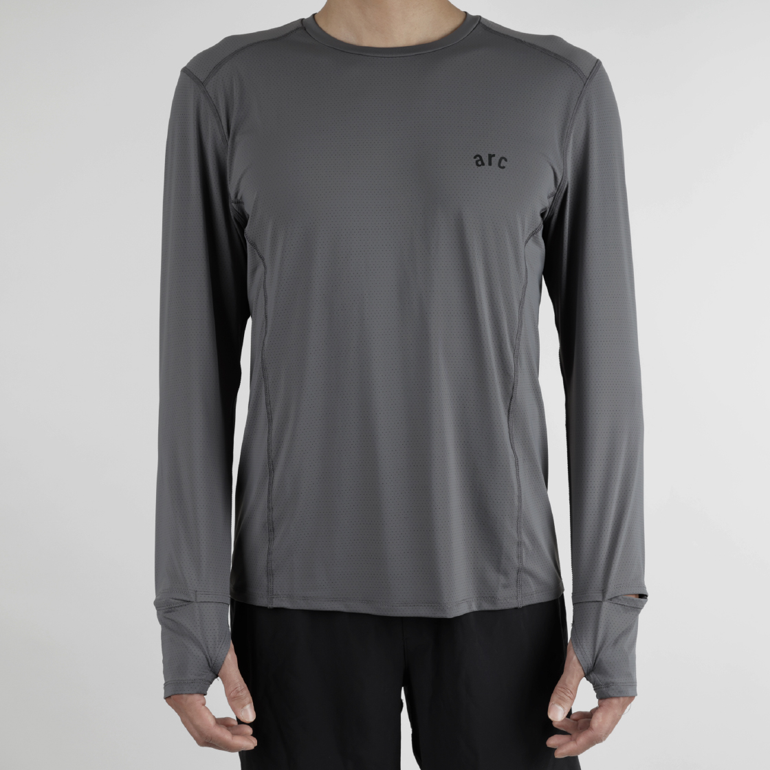 에이알씨 쿨 브리즈 롱 슬리브 티셔츠 그레이(ARC Cool Breeze Long Sleeve T-Shirt Grey) - 4