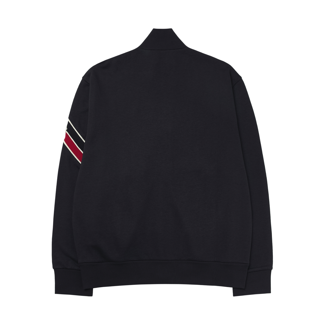 몽클레르 3-컬러 트림 집업 스웨트셔츠 네이비 블루 - 24FW(Moncler 3-Color Trim Zip-Up Sweatshirt Navy Blue - 24FW) - 2