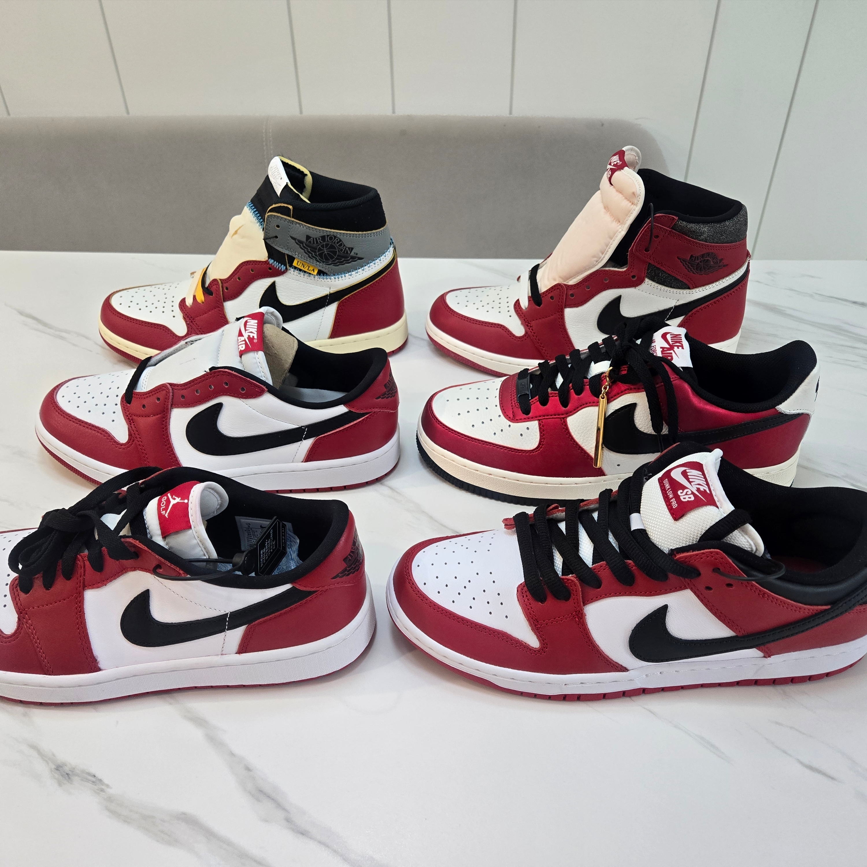 Jordan 1 Retro Low OG Chicago 착용 스타일 - 1