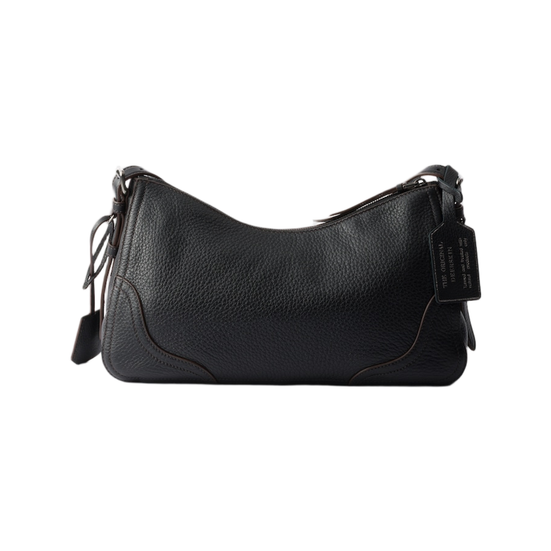 프라다 에이미 라지 레더 숄더백 블랙(Prada Aimee Large Leather Shoulder Bag Black) - 2