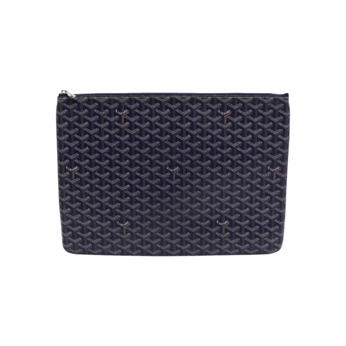 ITEANQ4RF7SK Goyard Senat GM Navy Clutch Bag