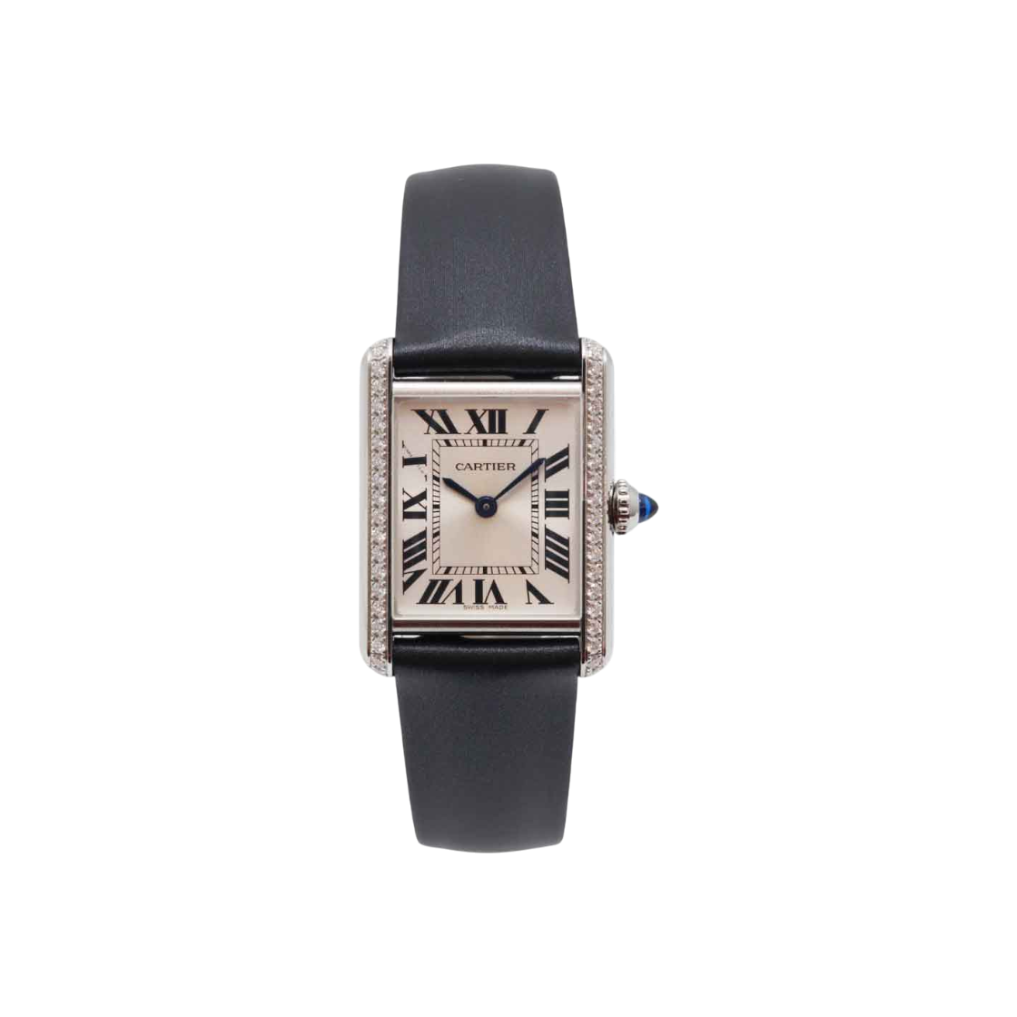 IT8D7PCELVWL Cartier Tank Must Small Bezel Diamond