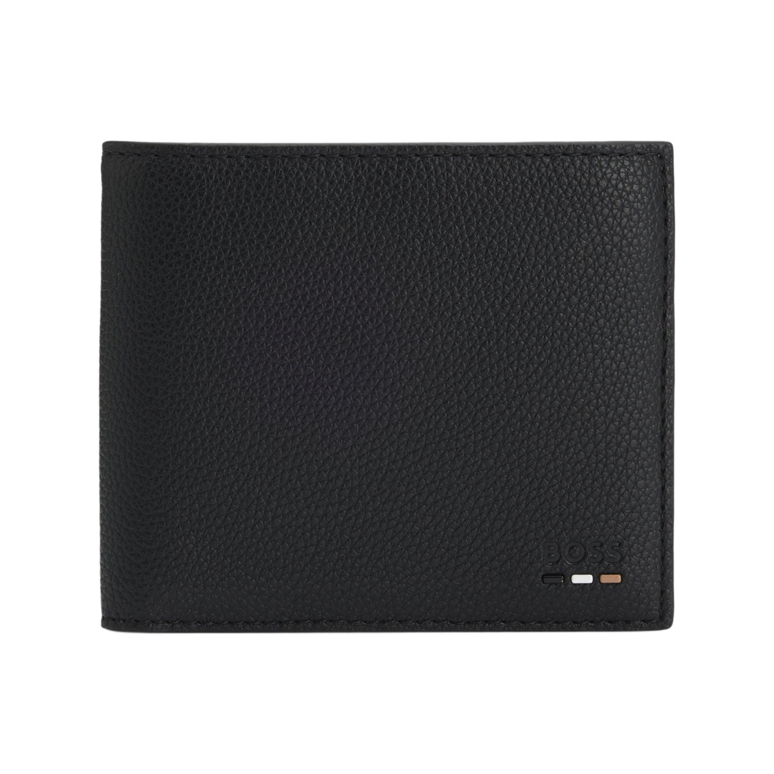 휴고 보스 로고 트림 카드 홀더 블랙(Hugo Boss Card Holder with Logo Trim Black)