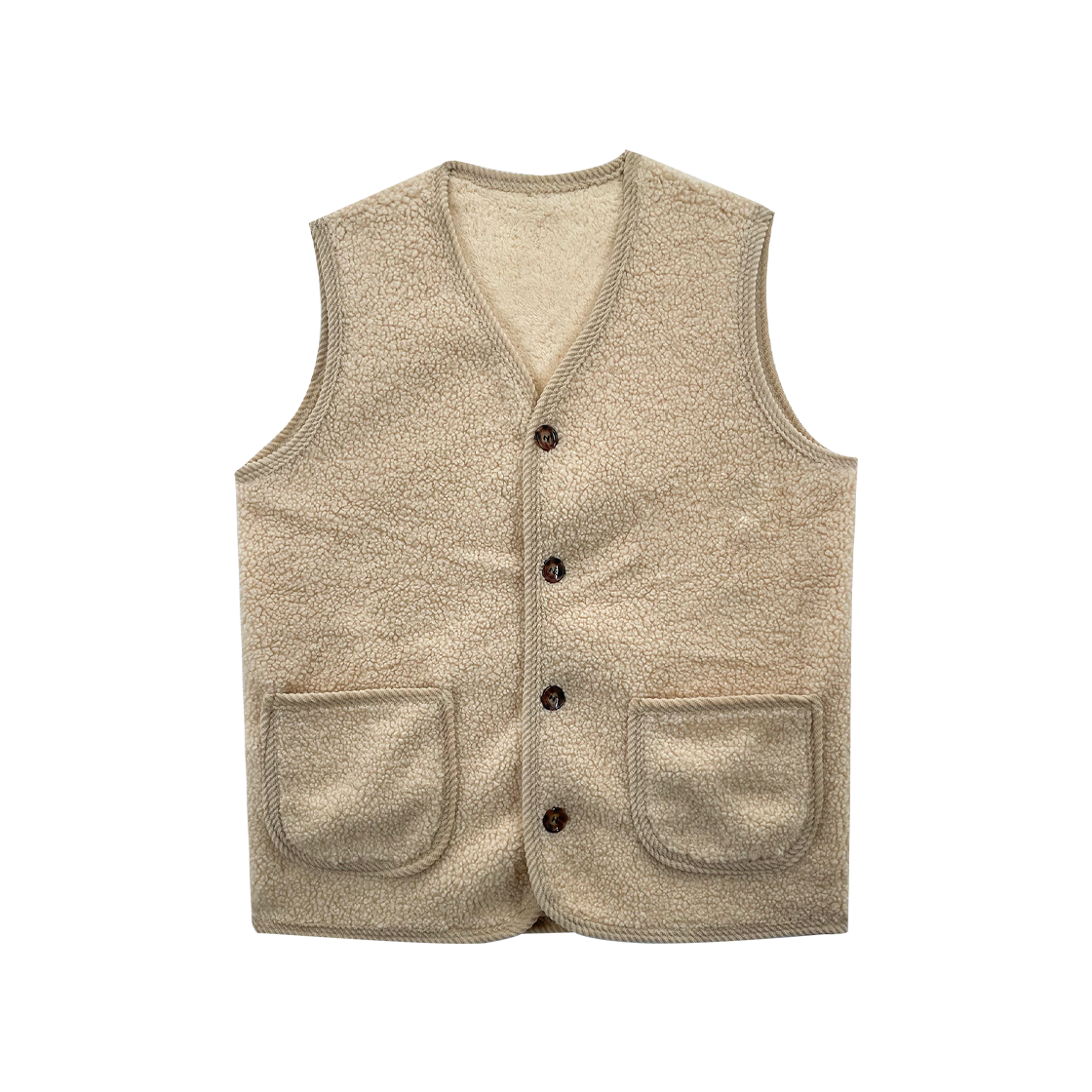 BB-NBCV Aone Unisex Quilted Puffer Vest Cream