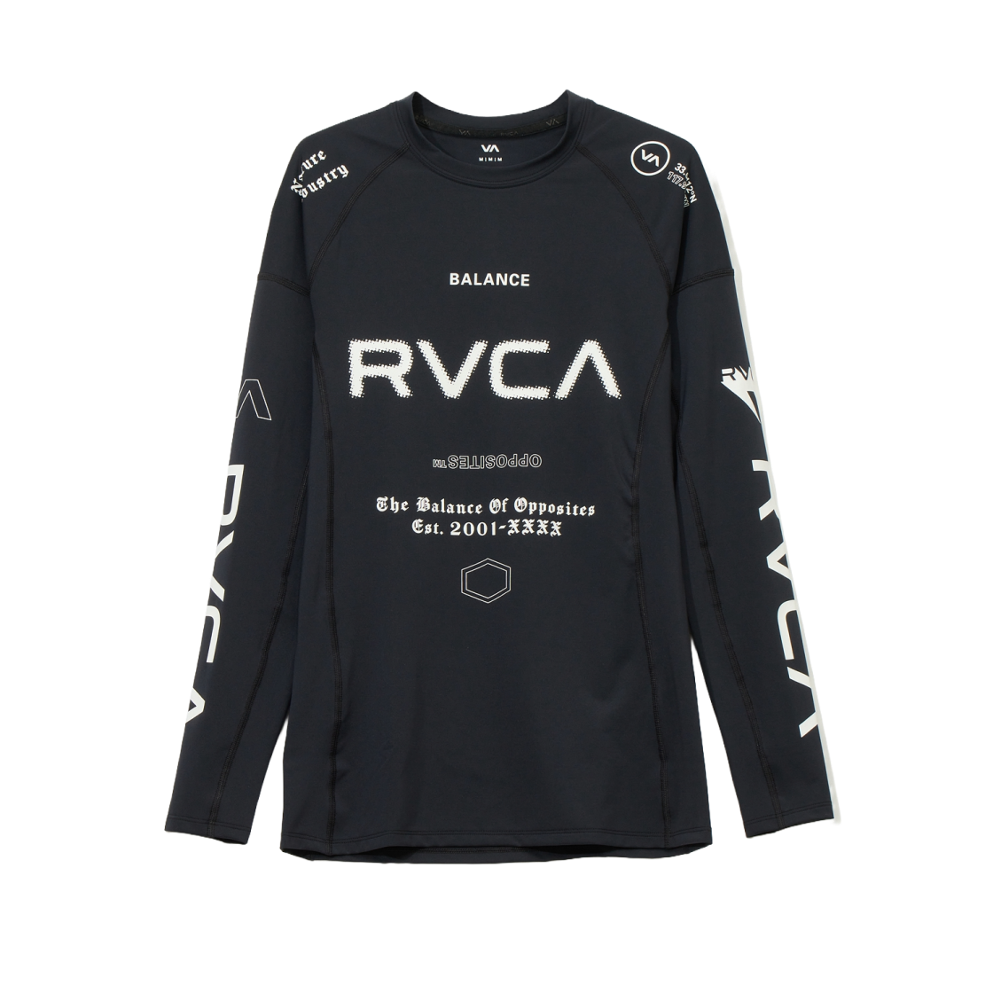 VF31RS018KVM RVCA Sports Long Sleeves Rashguard (VF31RS018KVM)