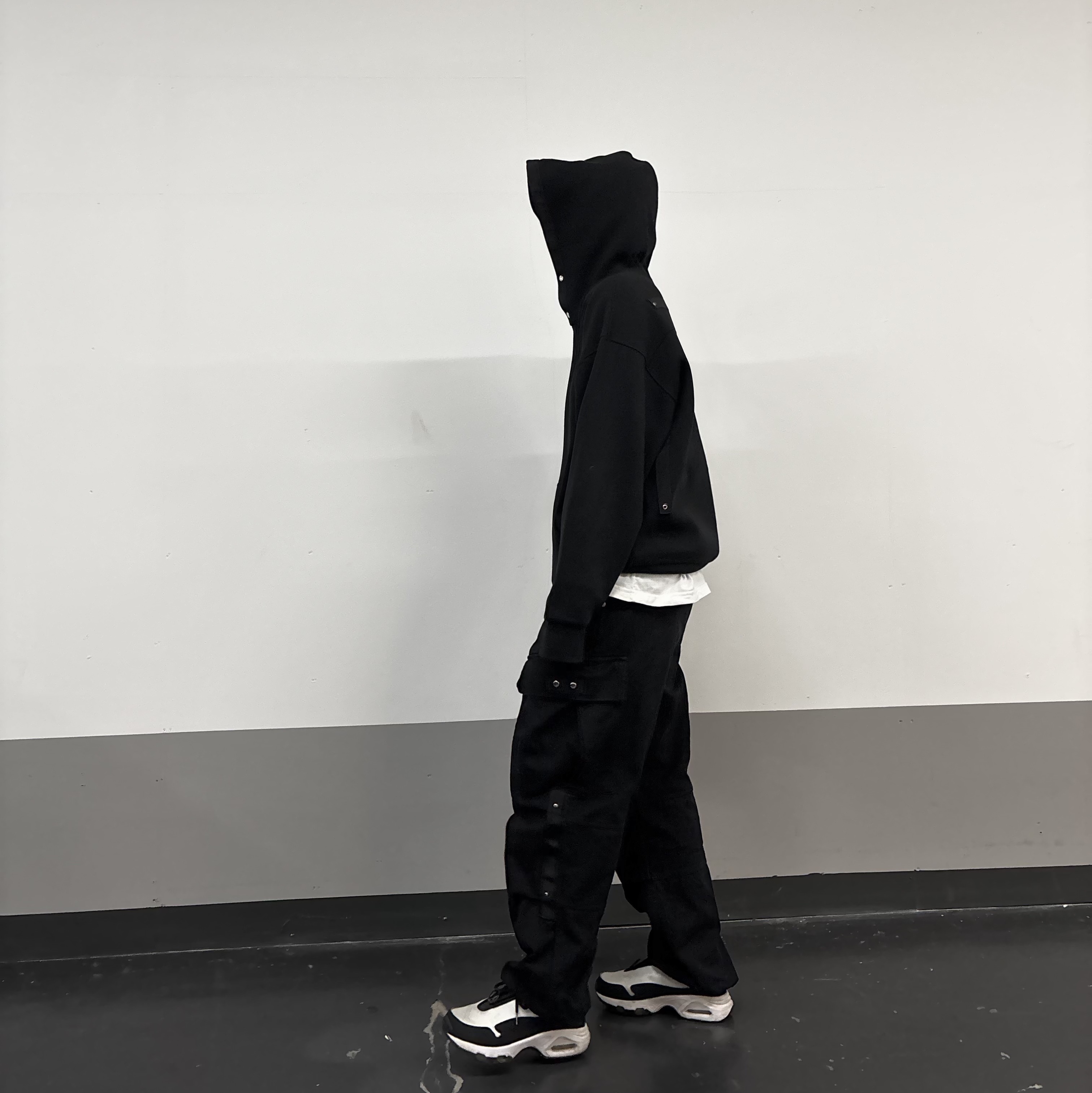 Nike x Comme des Garcons Homme Plus Air Max Sunder SP White Black 착용 스타일 - 1