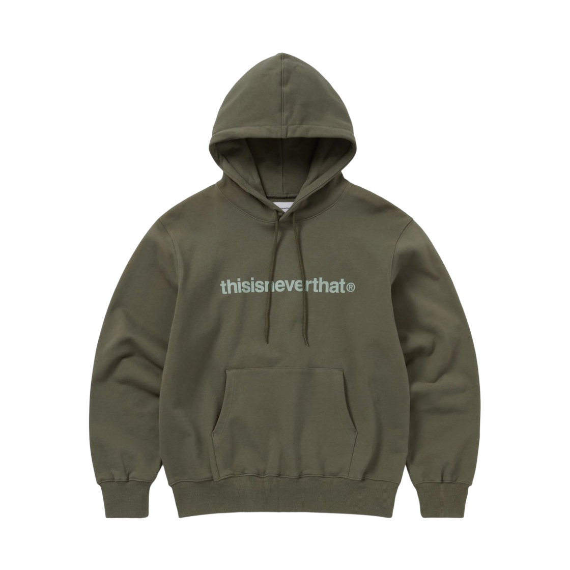 디스이즈네버댓 T-로고 LT 후드 올리브(thisisneverthat T-Logo LT Hoodie Olive)