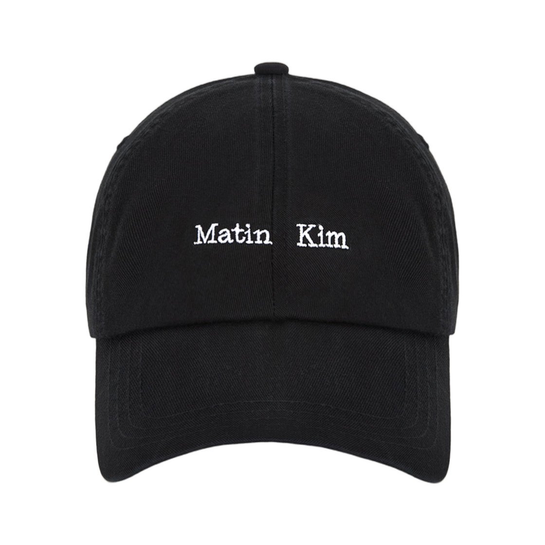 마뗑킴 마틴 미니 클래식 로고 볼캡 블랙(Matin Kim Matin Mini Classic Logo Ball Cap Black)