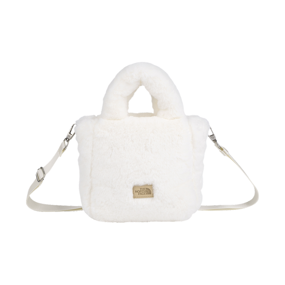노스페이스 플럼피 토트백 미니 퍼 바닐라 - 25FW(The North Face Plumpy Tote Bag Mini Fur Vanilla - 25FW) - 1