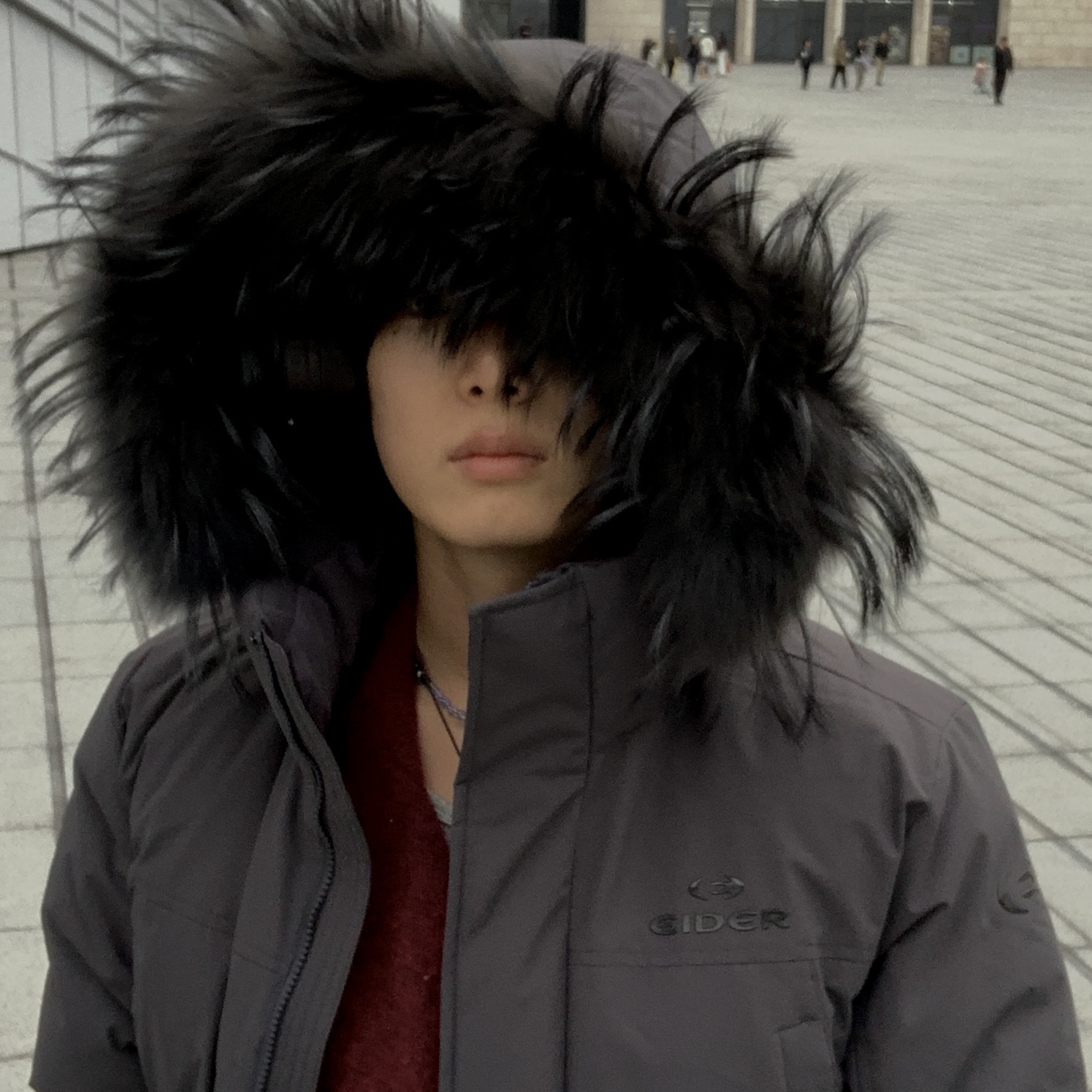 Eider Stooky M Down Jacket Redod 착용 스타일 - 1
