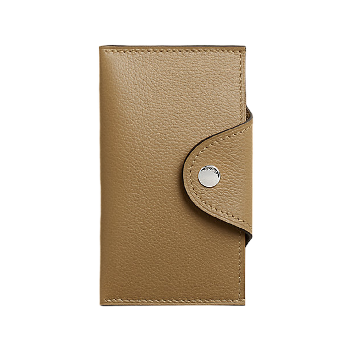 에르메스 일리아드 카드 홀더 샴킬라 고트스킨 & 팔라듐 하드웨어 뿌시에르(Hermes Iliade Card Holder Chamkila Goatskin & Palladium Poussiere) - 1