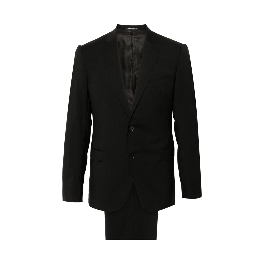 엠포리오 아르마니 싱글 브레스트 울 수트 블랙(Emporio Armani Single Breasted Wool Suit Black)