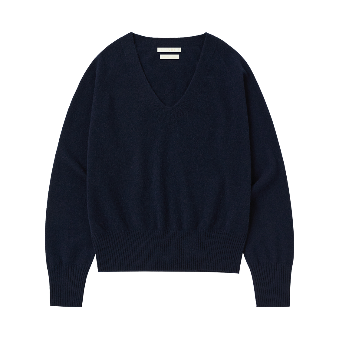 SBDAWLKN031NA [예약배송] Suare women cashmere 100 wholegarment v neck knit navy