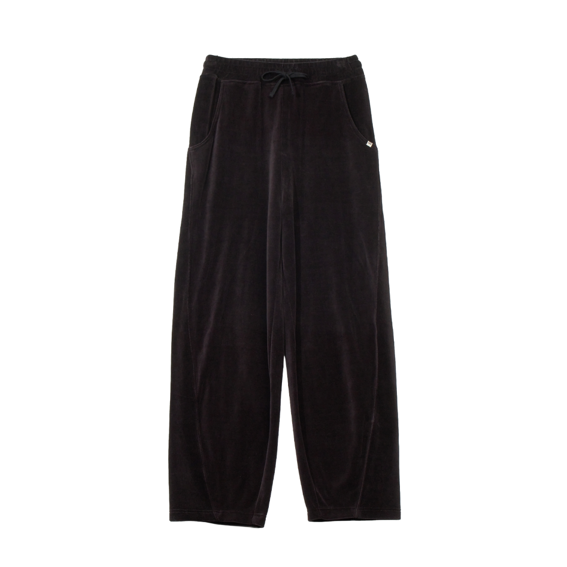 WF31LP076BLK BILLABONG Women Knit Velours × Rib Pants (WF31LP076BLK)