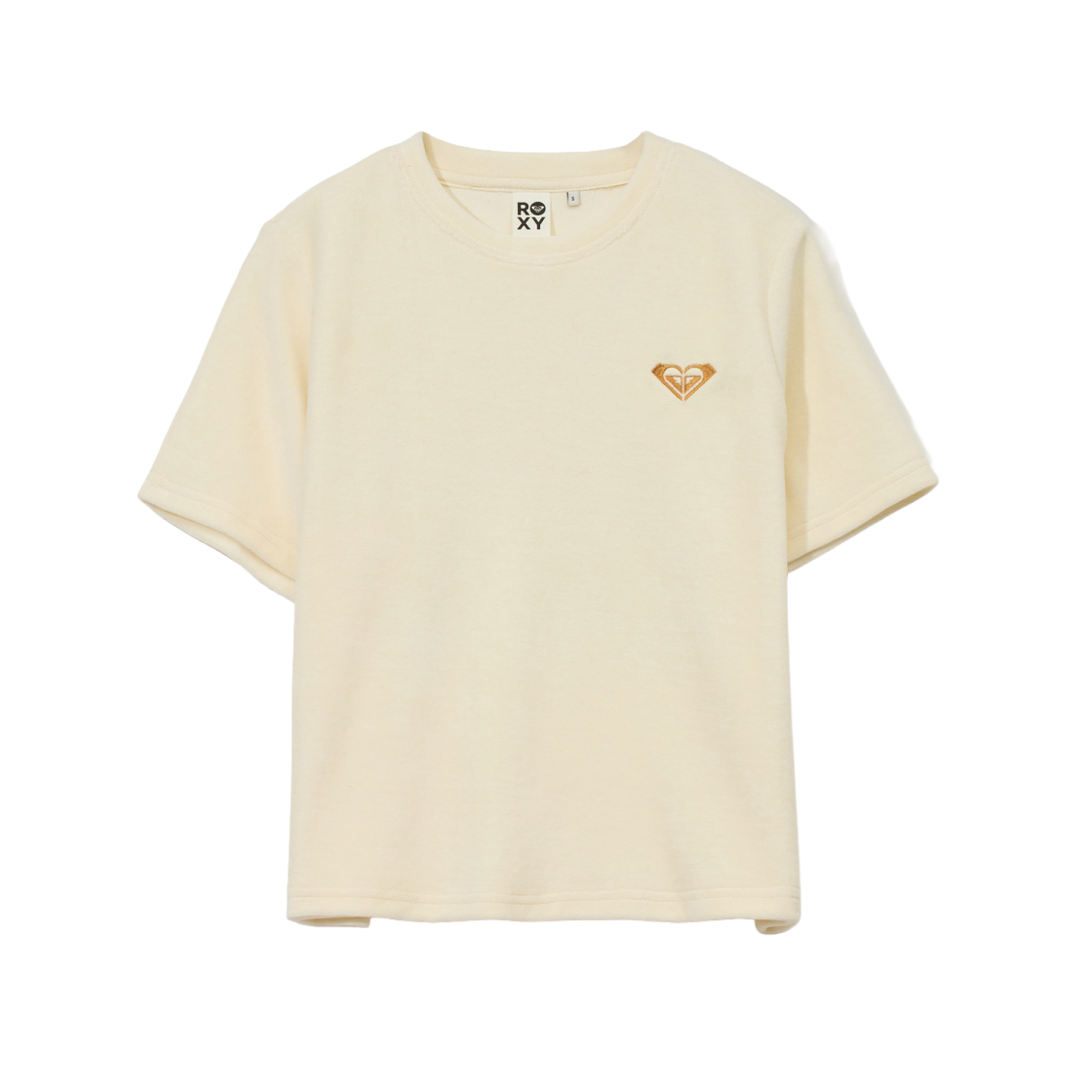 록시 벨루어 플라워 프린티드 반팔티 (RF31ST060WHT)(ROXY Velour Flower Printed T-Shirts (RF31ST060WHT)) - 1