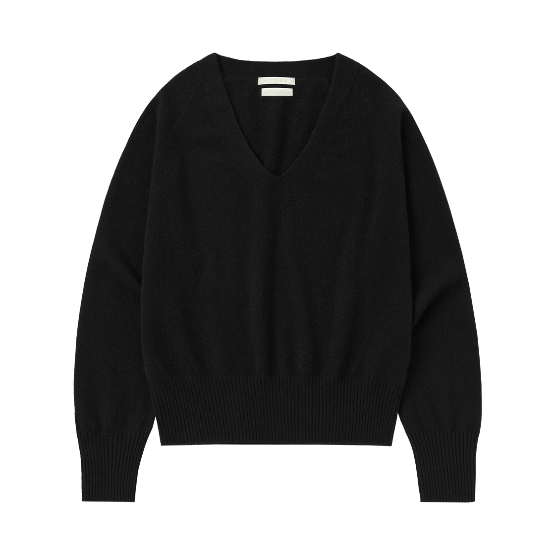 SBDAWLKN031BK [예약배송] Suare women cashmere 100 wholegarment v neck knit black