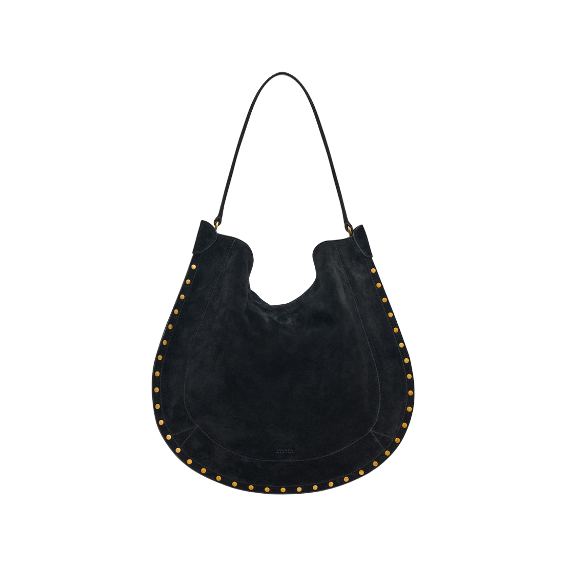 PP0200FA-B2C03M-01BK Isabel Marant Oskan Hobo Soft Shoulder Bag Black - 25FW