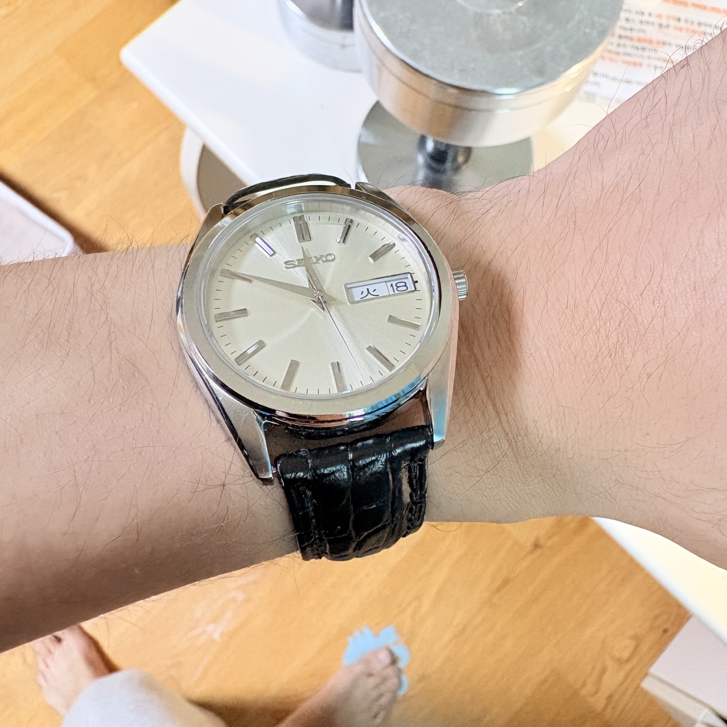Seiko SBTH007 Silver 착용 스타일 - 1