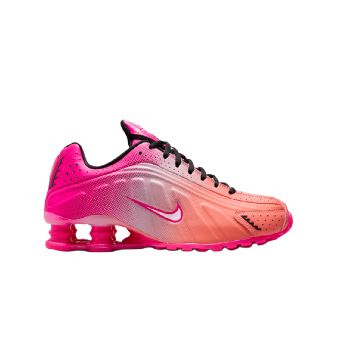 IH2343-600 (W) Nike Shox R4 Hyper Pink and Atomic Pink