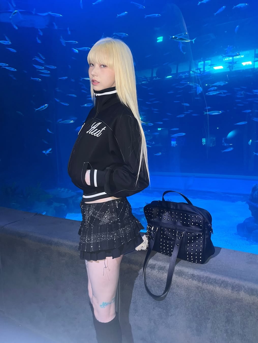 [KREAM 단독] Bonnae Patch track jacket Black, [KREAM 단독] Bonnae Patch track jacket White 착용 스타일