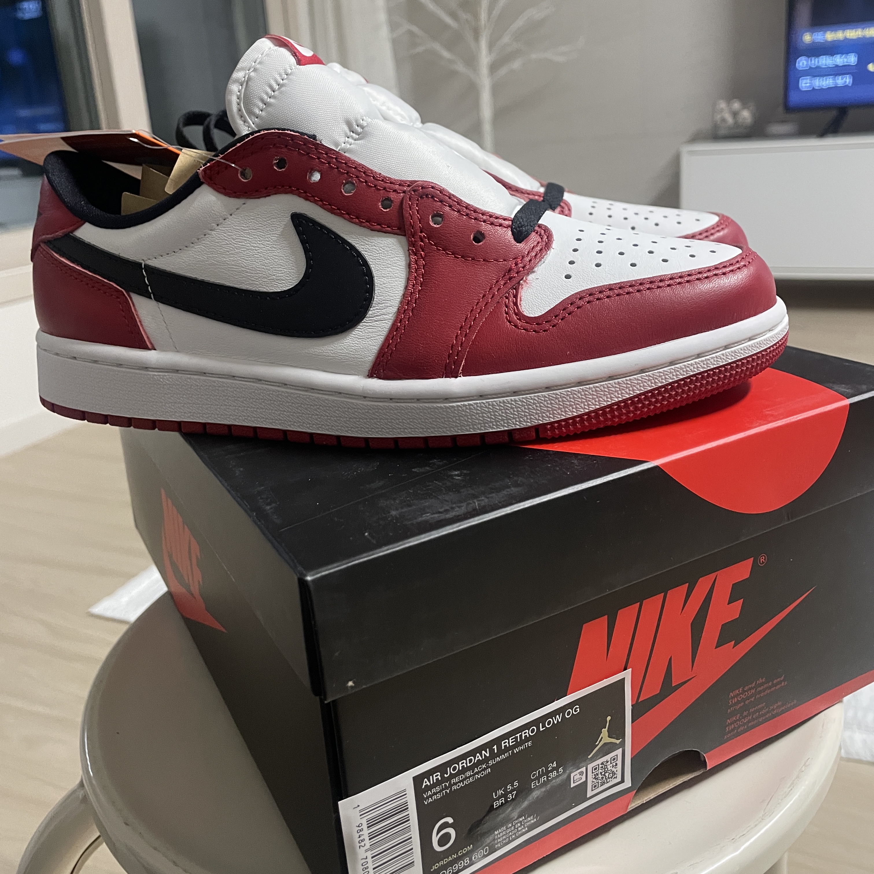 Jordan 1 Retro Low OG Chicago 착용 스타일