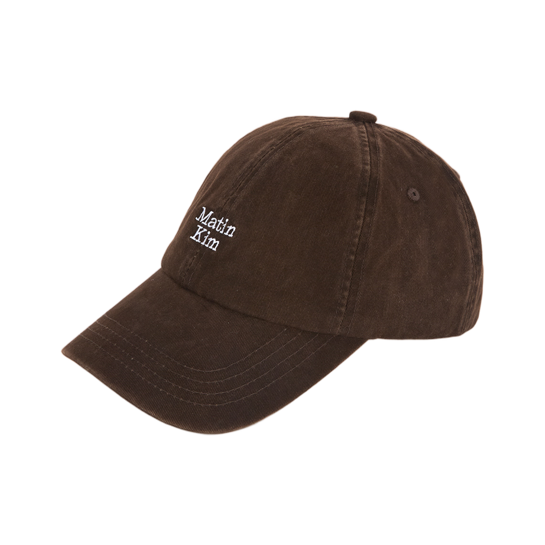 마뗑킴 마틴 미니 로고 볼캡 브라운(Matin Kim Matin Mini Logo Ball Cap Brown) - 2