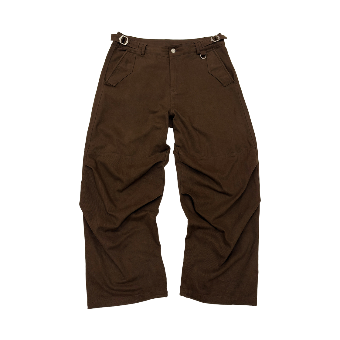 TP0070-1 [KREAM 단독] Flavorism Cozy Twill Wide Pants Brown