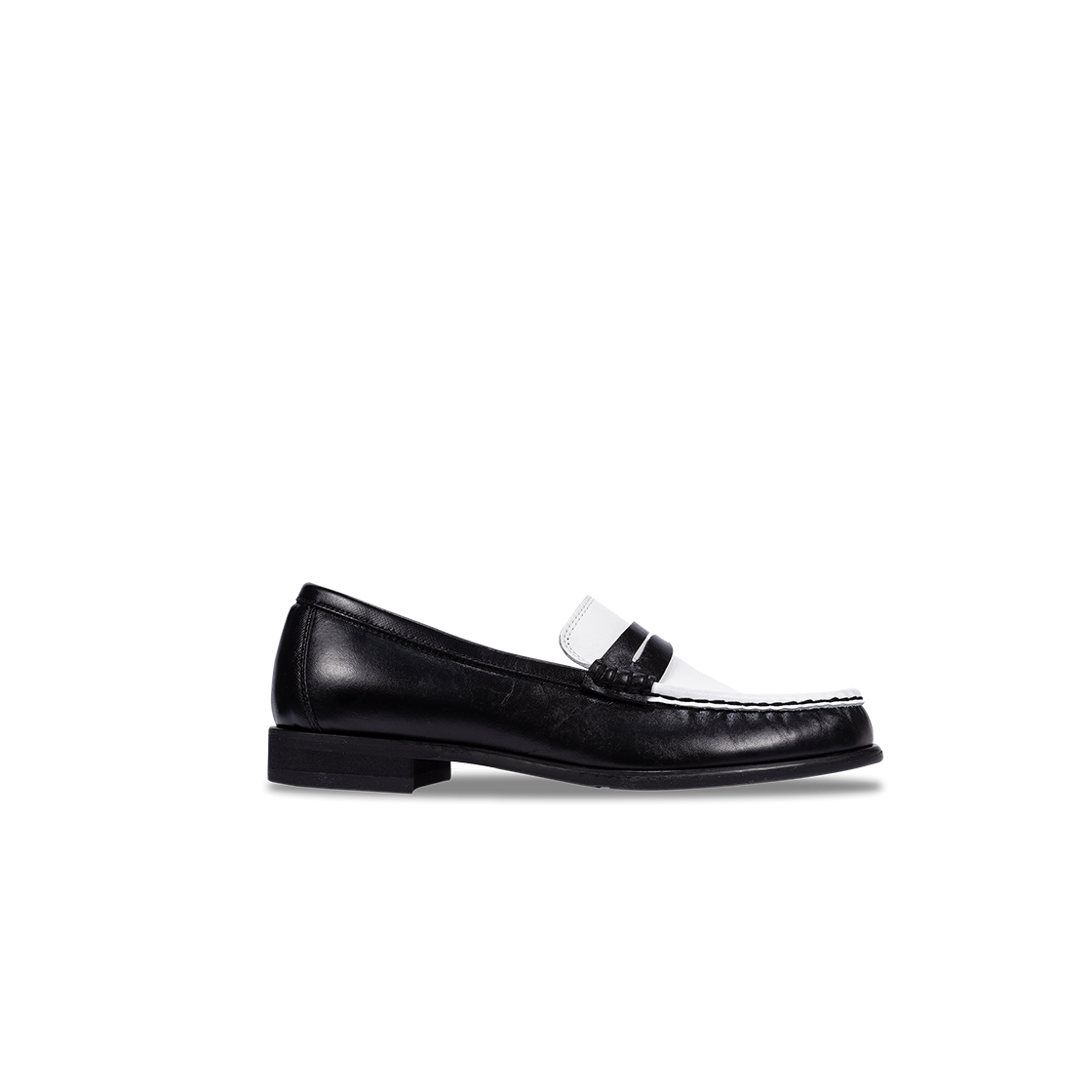 아포아 듀오 페니로퍼 블랙(APOA Duo penny Loafer Black)