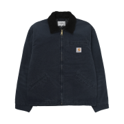 Carhartt WIP OG Detroit Jacket Dark Navy Black Stone Canvas