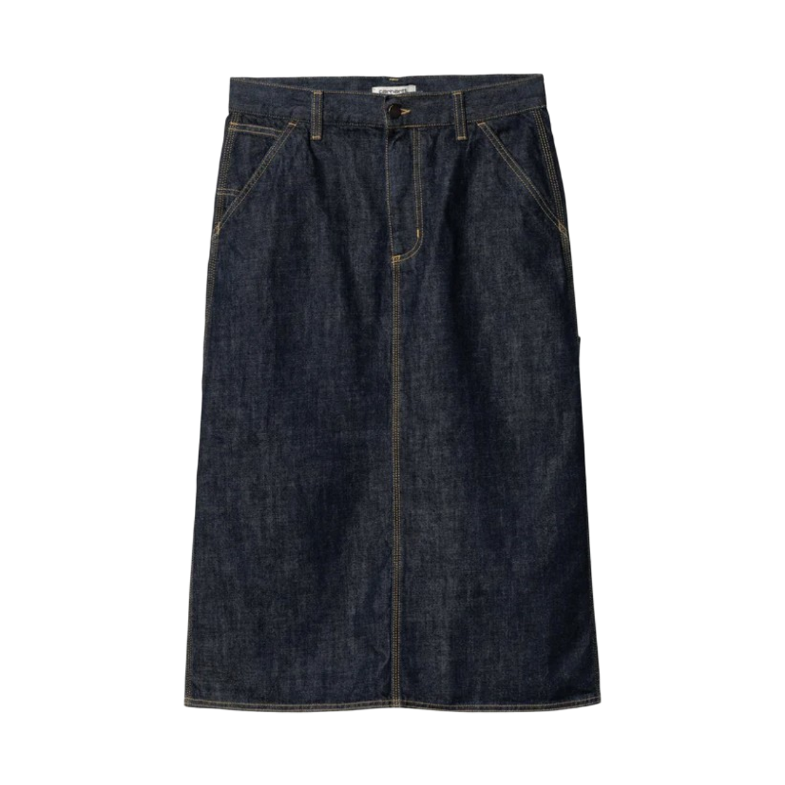 I034224-01-02 (W) Carhartt WIP Single Knee Skirt Blue Rinsed