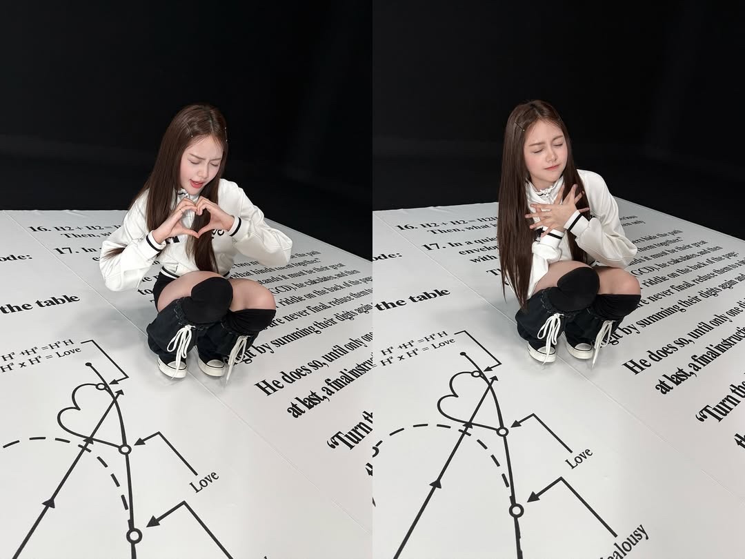 Bonnae Patch track jacket Black, Bonnae Patch track jacket White 착용 스타일 - 1