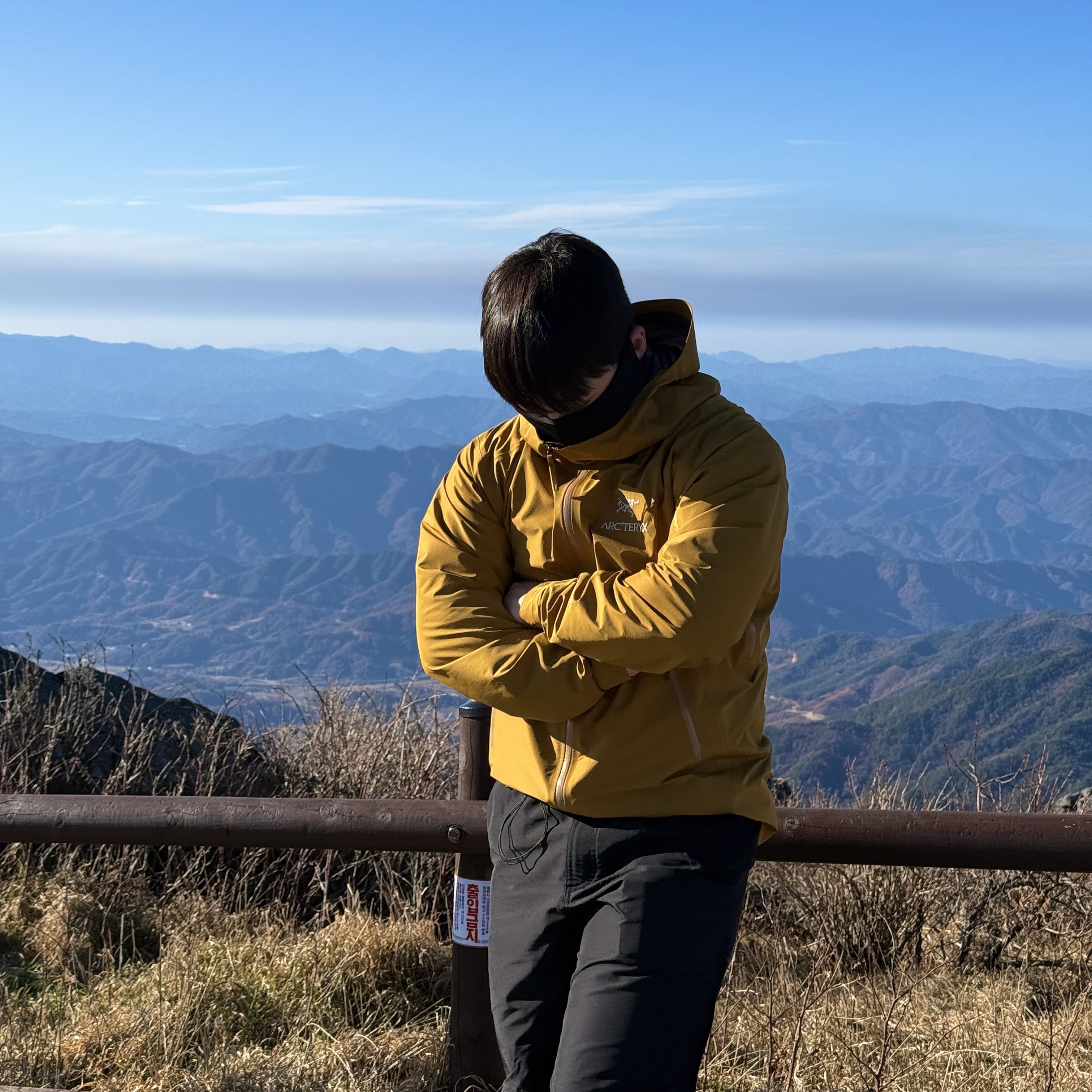 Arc'teryx Beta LT Jacket Yukon 착용 스타일