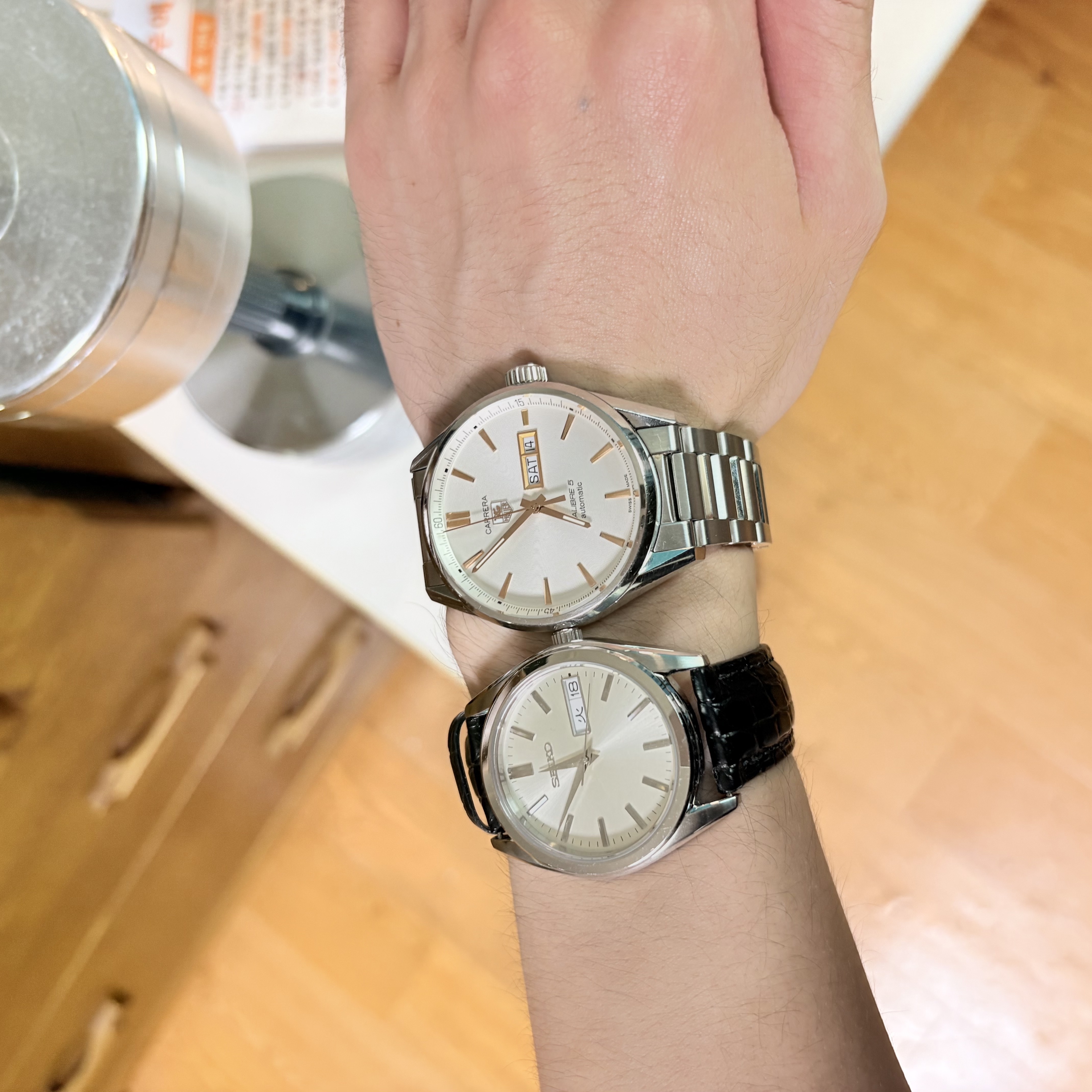 Seiko SBTH007 Silver 착용 스타일 - 2