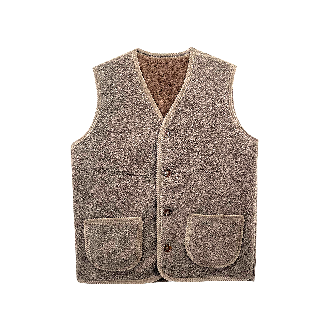 BB-NBC Aone Unisex Quilted Puffer Vest Cocoa