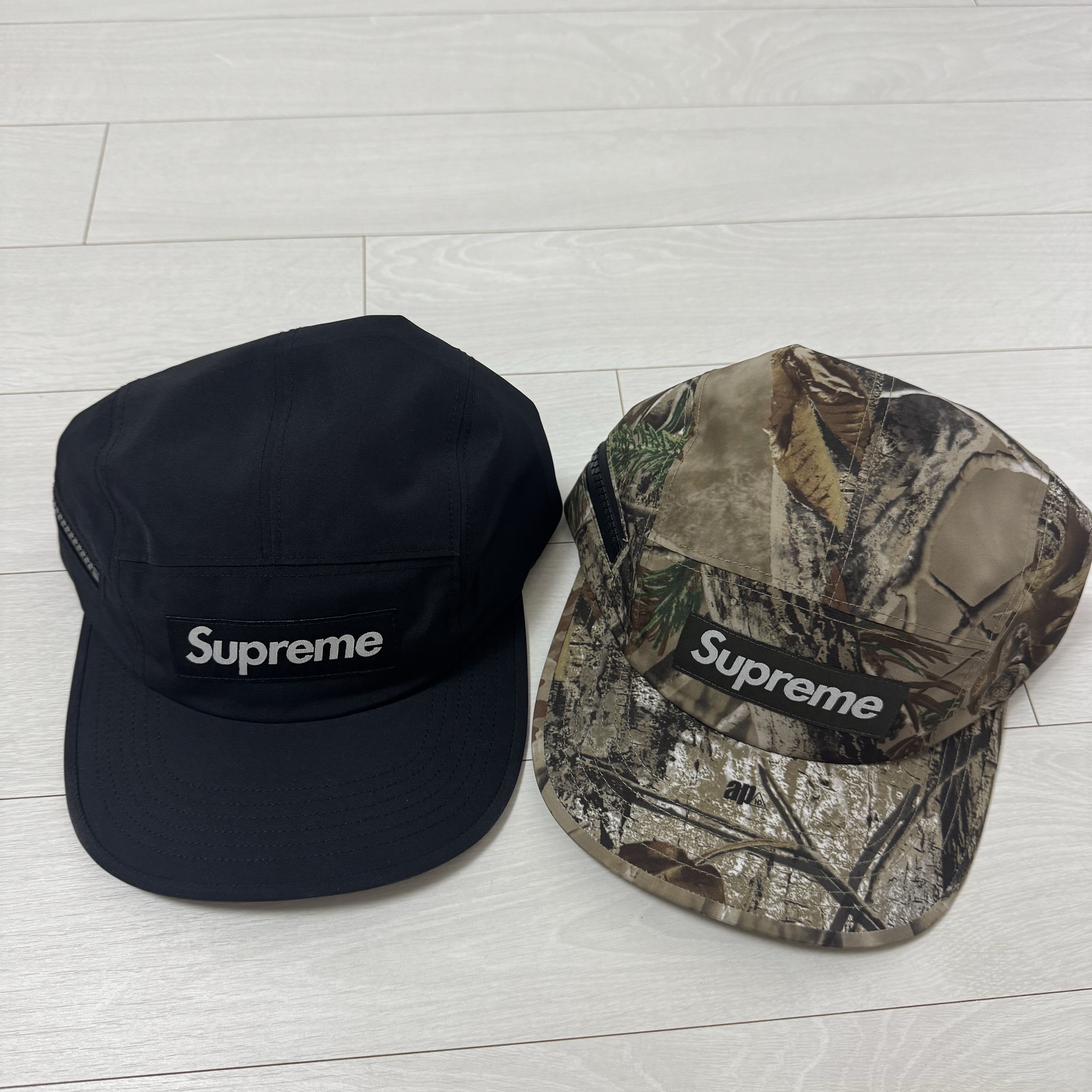 Supreme Gore-Tex Zip Pocket Camp Cap Black - 25FW, Supreme Gore-Tex Zip Pocket Camp Cap Realtree AP Camo - 25FW 착용 스타일 - 1